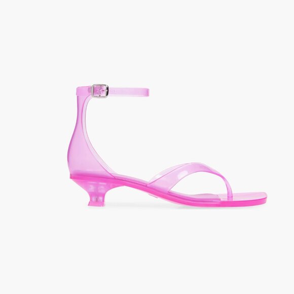 NEW Jeffrey Campbell Gummy Ankle Strap Sandal (Women) 8M, PINK - Picture 3 of 5